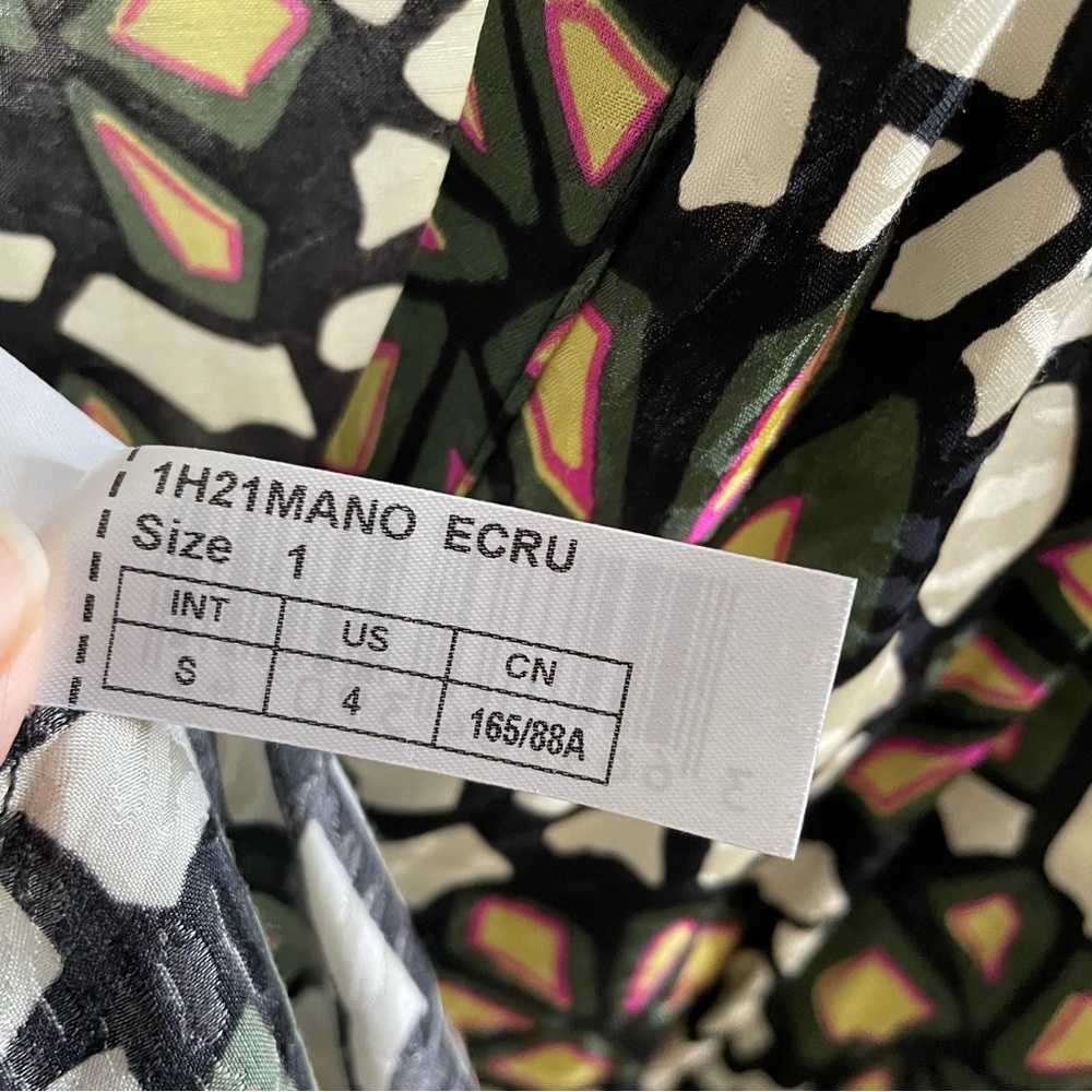 BA&SH Robe Manon Midi Print  Dress - Picture 8 of 10